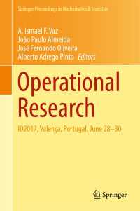 Operational Research〈1st ed. 2018〉 : IO2017, Valen&ccedil;a, Portugal, June 28-30