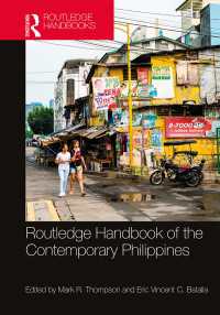 ラウトレッジ版　現代フィリピン・ハンドブック<br>Routledge Handbook of the Contemporary Philippines