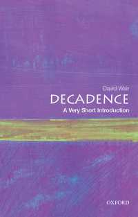 VSIデカダンス<br>Decadence: A Very Short Introduction