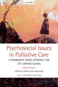 Psychosocial Issues in Palliative Care : A community based approach for life limiting illness（3）