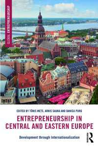 中東欧の起業家精神<br>Entrepreneurship in Central and Eastern Europe : Development through Internationalization