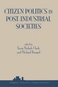 Citizen Politics In Post-industrial Societies