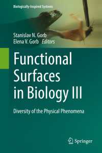 Functional Surfaces in Biology III : Diversity of the Physical Phenomena