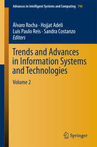 Trends and Advances in Information Systems and Technologies〈1st ed. 2018〉 : Volume 2