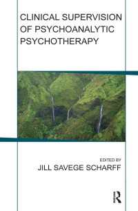 Clinical Supervision of Psychoanalytic Psychotherapy