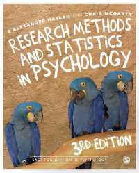 心理学のための研究法と統計学（第３版）<br>Research Methods and Statistics in Psychology（Third Edition）