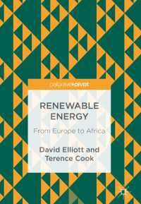 Renewable Energy〈1st ed. 2018〉 : From Europe to Africa