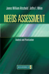 Needs Assessment : Analysis and Prioritization  (Book 4)