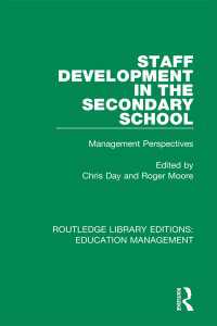 Staff Development in the Secondary School : Management Perspectives