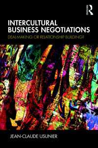 異文化間ビジネス交渉<br>Intercultural Business Negotiations : Deal-Making or Relationship Building