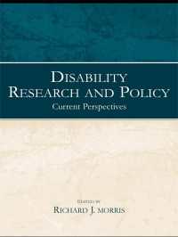 Disability Research and Policy : Current Perspectives
