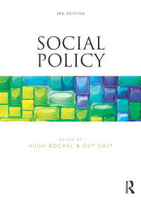 社会政策（第３版）<br>Social Policy（3 NED）