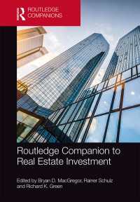 ラウトレッジ版　不動産投資必携<br>Routledge Companion to Real Estate Investment
