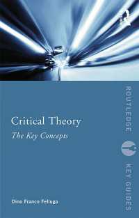 文学・文化批評重要用語辞典<br>Critical Theory: The Key Concepts