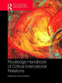 ラウトレッジ版　批判的国際関係論ハンドブック<br>Routledge Handbook of Critical International Relations