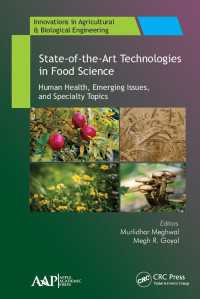 State-of-the-Art Technologies in Food Science : Human Health, Emerging Issues and Specialty Topics（1 DGO）