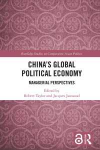 China's Global Political Economy : Managerial Perspectives