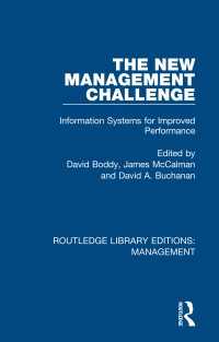 The New Management Challenge : Information Systems for Improved Performance