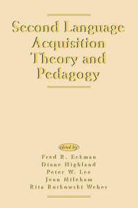 Second Language Acquisition Theory and Pedagogy