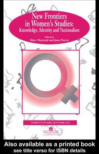 New Frontiers In Women's Studies : Knowledge, Identity And Nationalism