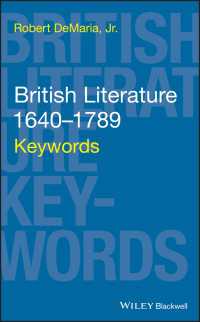 British Literature 1640-1789 : Keywords