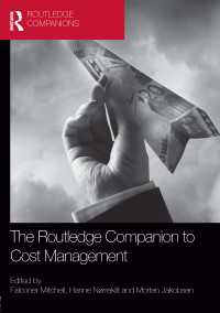 ラウトレッジ版　コスト管理必携<br>The Routledge Companion to Cost Management