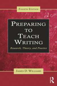 Preparing to Teach Writing : Research, Theory, and Practice（4 NED）