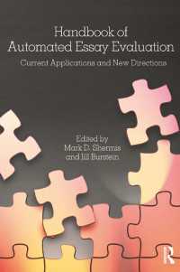 論文評価自動化ハンドブック<br>Handbook of Automated Essay Evaluation : Current Applications and New Directions