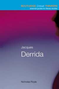 デリダ入門<br>Jacques Derrida