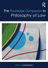 ラウトレッジ版　法哲学必携<br>The Routledge Companion to Philosophy of Law