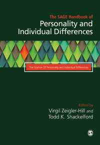 The SAGE Handbook of Personality and Individual Differences : Volume I: The Science of Personality and Individual Differences