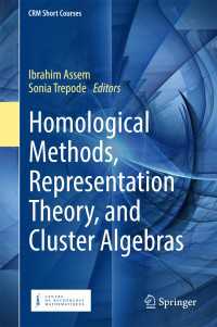 Homological Methods, Representation Theory, and Cluster Algebras〈1st ed. 2018〉