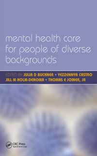 Mental Health Care for People of Diverse Backgrounds : The Epidemiologically Based Needs Assessment Reviews, Vol 1