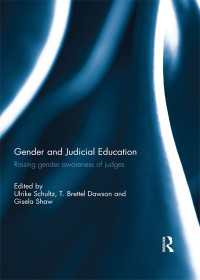 Gender and Judicial Education : Raising Gender Awareness of Judges