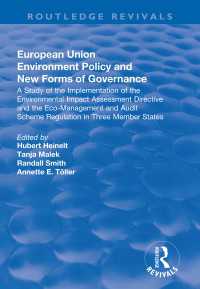 European Union Environment Policy and New Forms of Governance: A Study of the Implementation of the Environmental Impact Assessment Directive and the Eco-management and Audit Scheme Regulation in Three Member States : A Study of the Implementation of the Environmental Impact Assessment Directive and the Eco-management and Audit Scheme Regulation in Three Member States