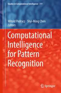 Computational Intelligence for Pattern Recognition〈1st ed. 2018〉