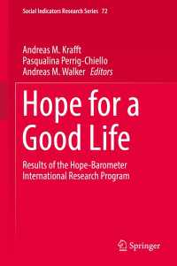 Hope for a Good Life〈1st ed. 2018〉 : Results of the Hope-Barometer International Research Program