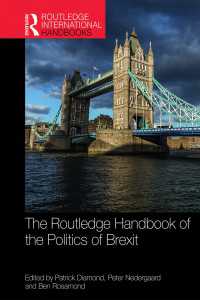 ラウトレッジ版　英国のＥＵ離脱の政治学ハンドブック<br>The Routledge Handbook of the Politics of Brexit
