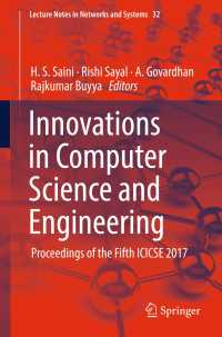 Innovations in Computer Science and Engineering : Proceedings of the Fifth ICICSE 2017