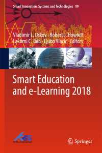 Smart Education and e-Learning 2018〈1st ed. 2019〉