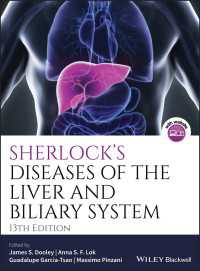 シャーロック肝臓疾患（第１３版）<br>Sherlock's Diseases of the Liver and Biliary System（13）