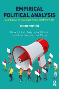実証的政治分析（第９版）<br>Empirical Political Analysis : International Edition（9 NED）