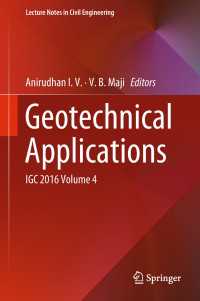 Geotechnical Applications : IGC 2016 Volume 4