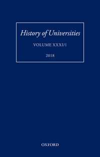History of Universities : Volume XXXI / 1