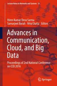 Advances in Communication, Cloud, and Big Data : Proceedings of 2nd National Conference on CCB 2016