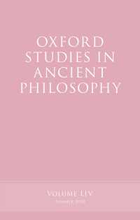 Oxford Studies in Ancient Philosophy, Volume 54
