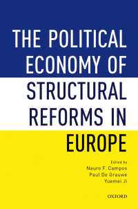 ヨーロッパの構造改革：政治経済学的分析<br>The Political Economy of Structural Reforms in Europe