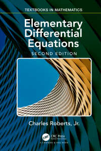 初等微分方程式（テキスト・第２版）<br>Elementary Differential Equations : Applications, Models, and Computing（2 NED）