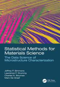 材料科学のためのデータサイエンス<br>Statistical Methods for Materials Science : The Data Science of Microstructure Characterization