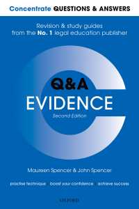 Concentrate Questions and Answers Evidence : Law Q&A Revision and Study Guide（2）